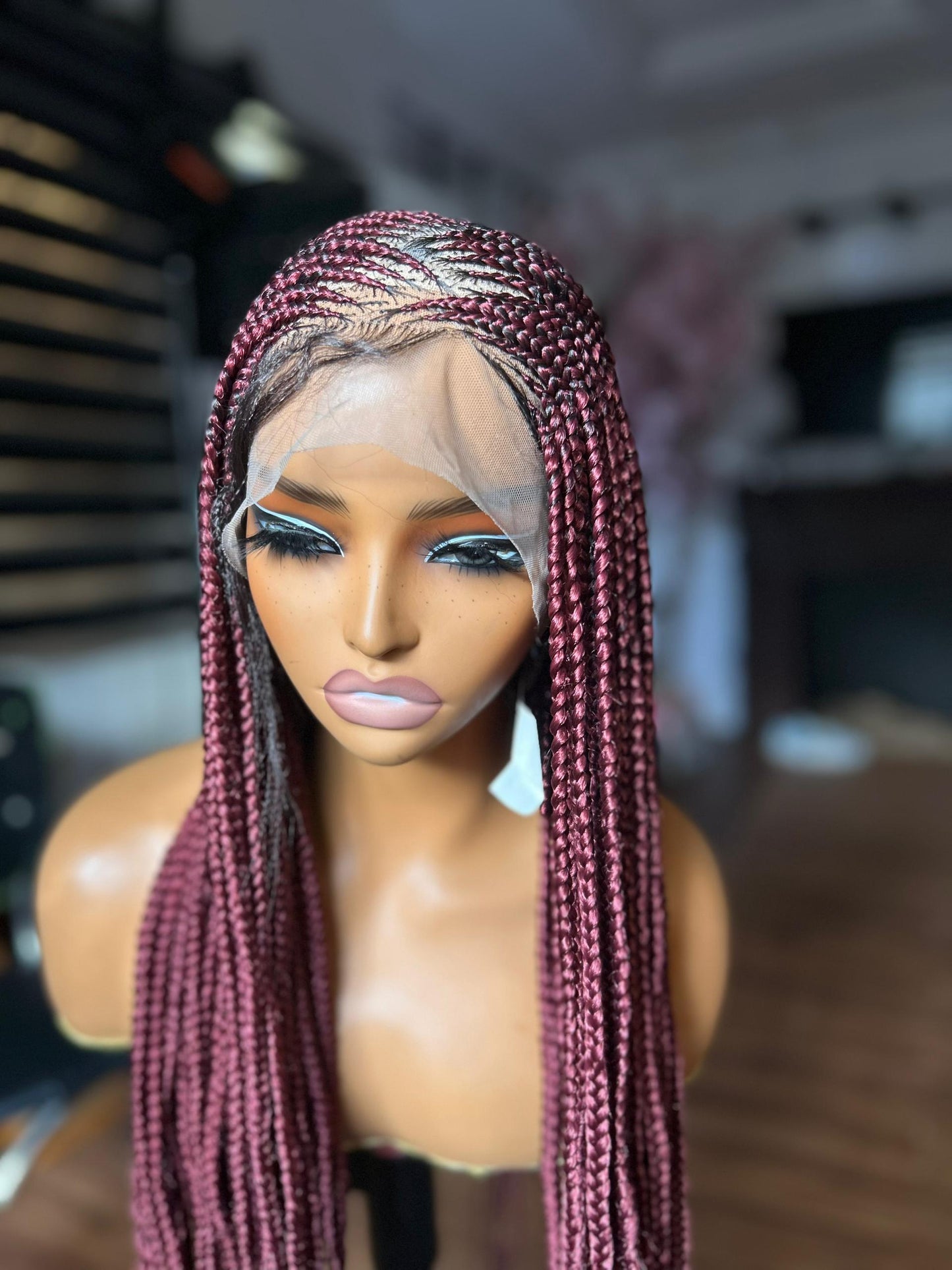 Glueless Braided Wig 0061