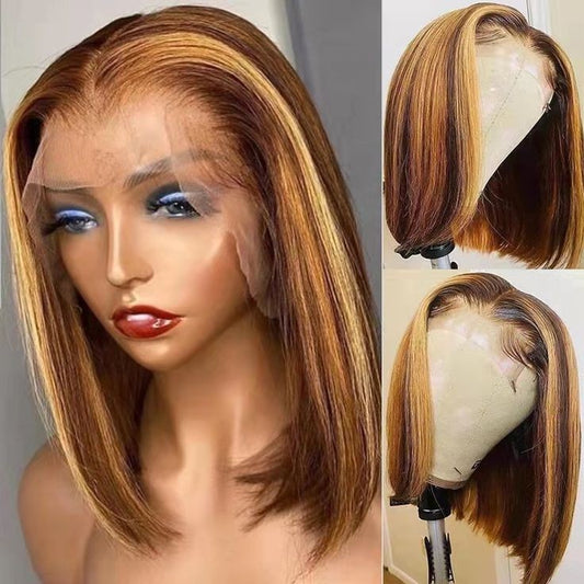 Paino Bob wig full frontal human hair