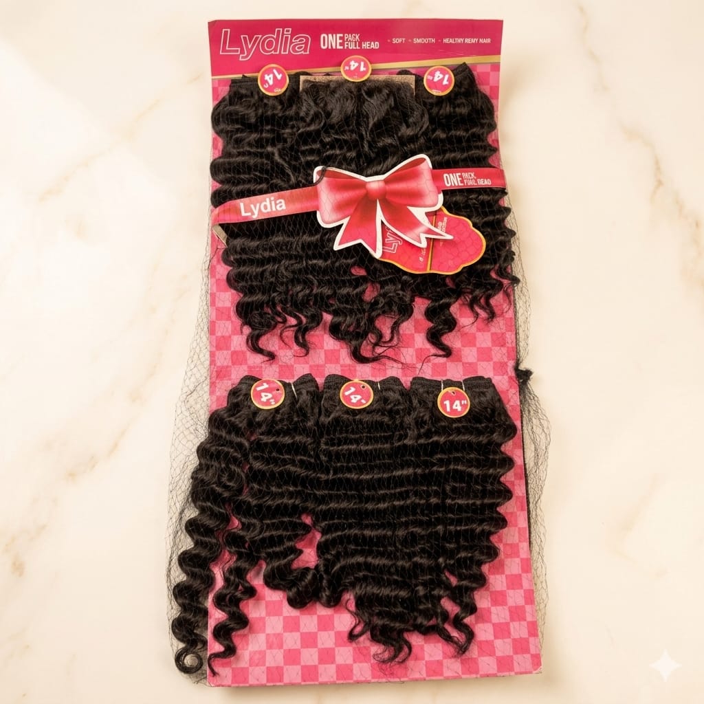 Lydia Deep Wave bundles plus closure