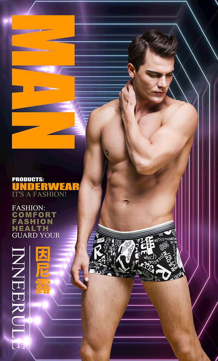 1pcs Boxers Size : XL ( Random Selection)