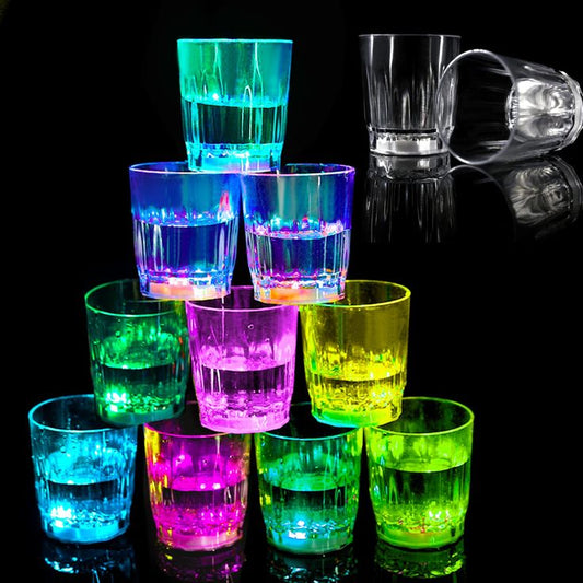 1pc Led light Cups Drinking
Shot Glasses, Glow In the Dark Party Supplies Party Cups 50g