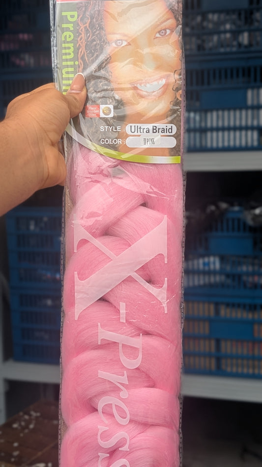 Color Pink2 Xpression Attachment is UltraB1  165g 82inch