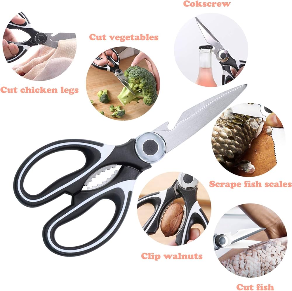 Heavy duty kitchen scissors