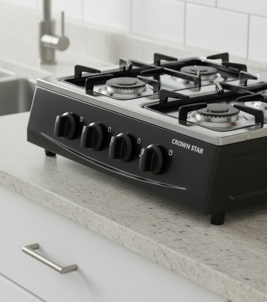4 burner Crown Star table gas