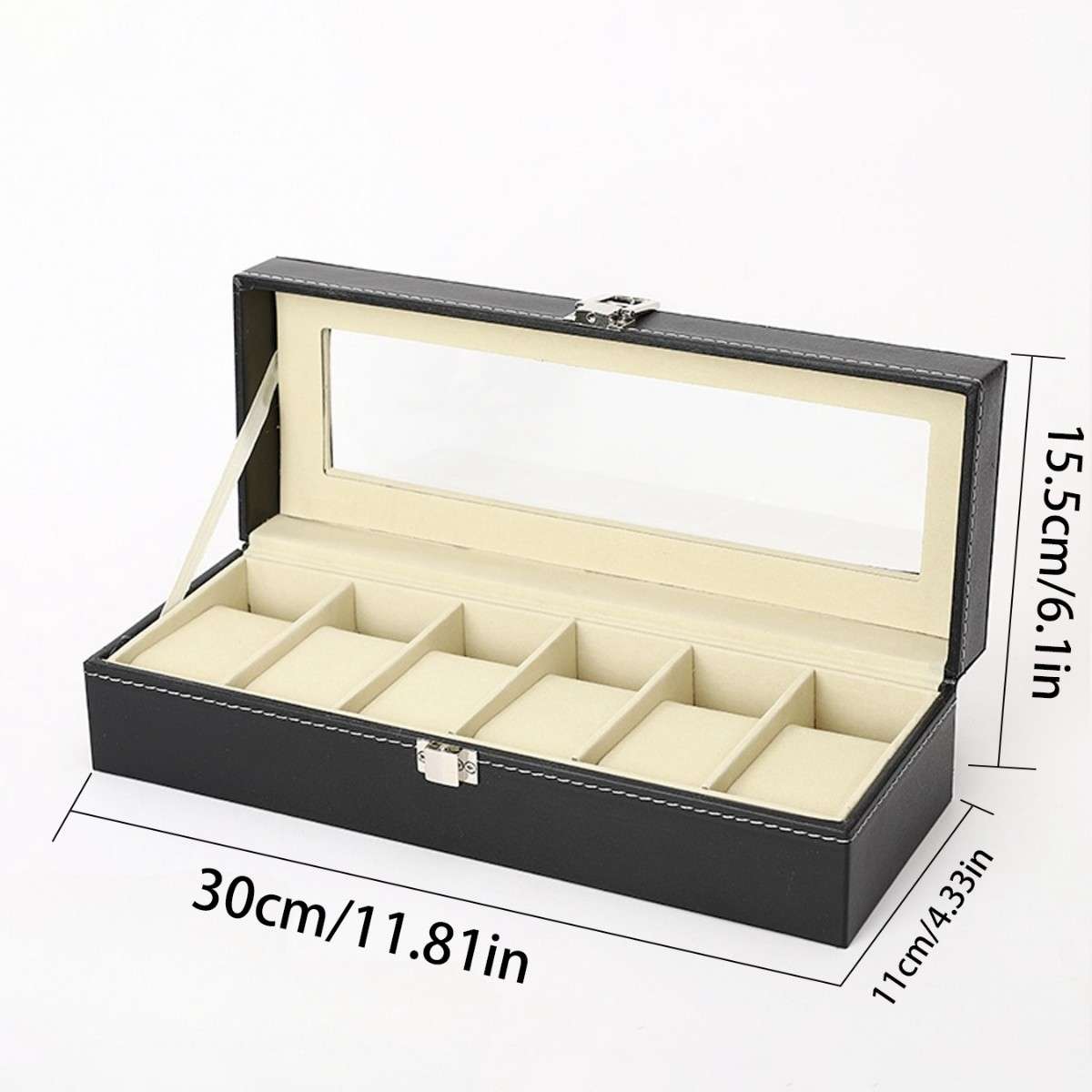 Six high quality Steel watch plus gift box