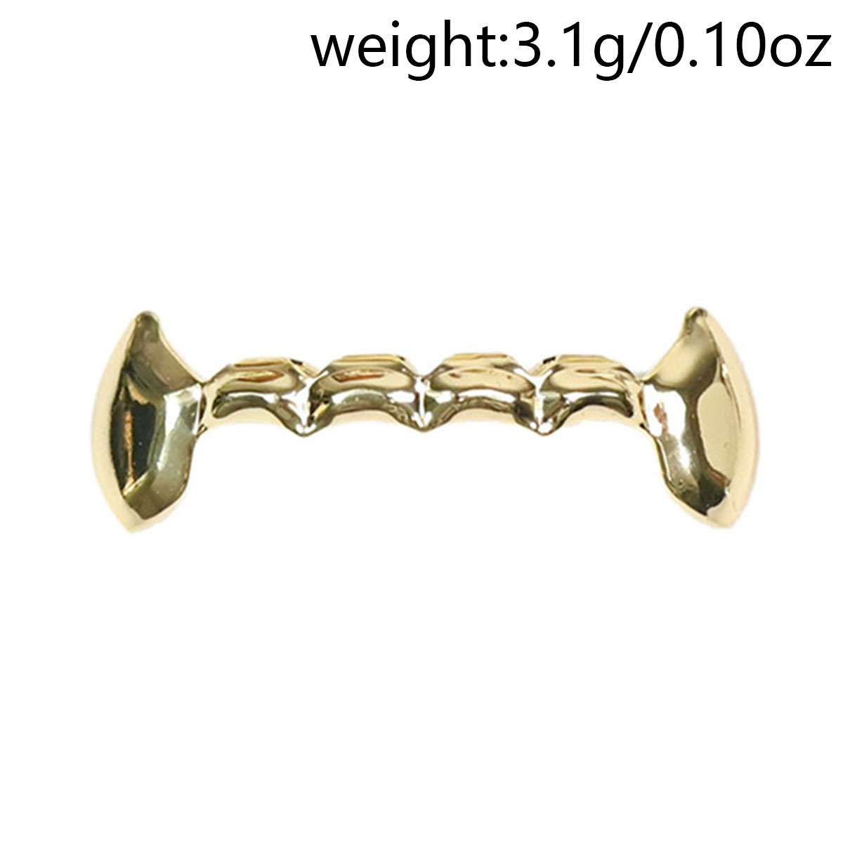 Gold plated vampire Grills  Top & bottom full set teeth jewelry