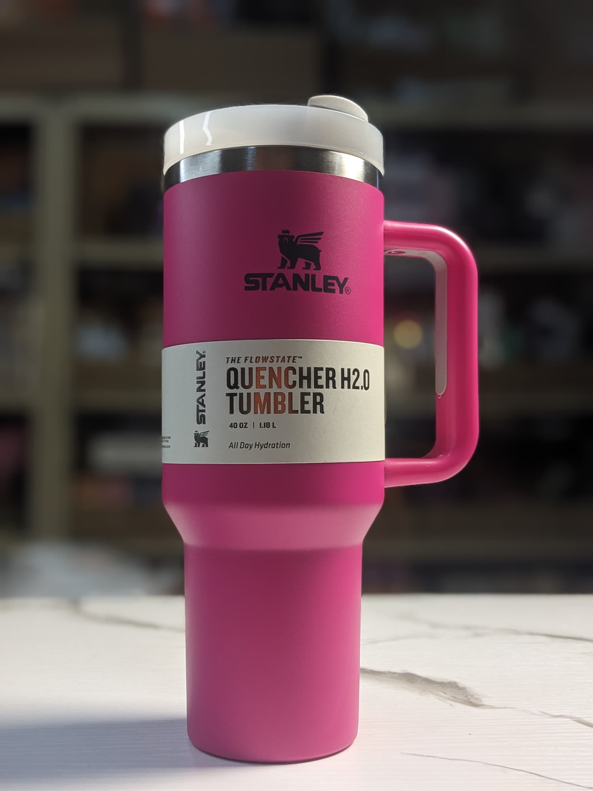 Rose Red Original Stanley Quencher H2.0 Flowstate thumblr Cup -