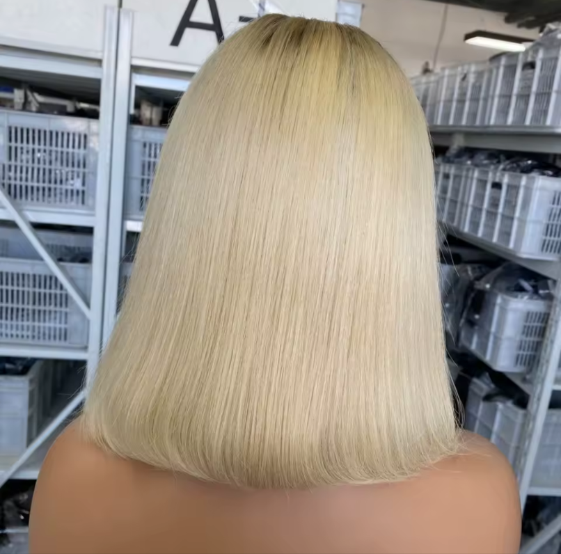 Blonde 10inches Full Frontal 100% human hair