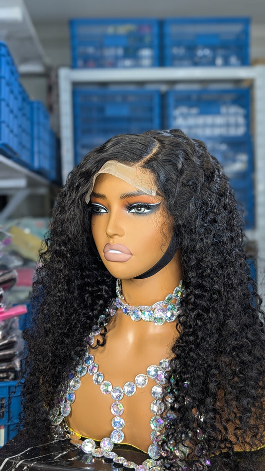 Natural 24" with 5by5 closure 100% human hair