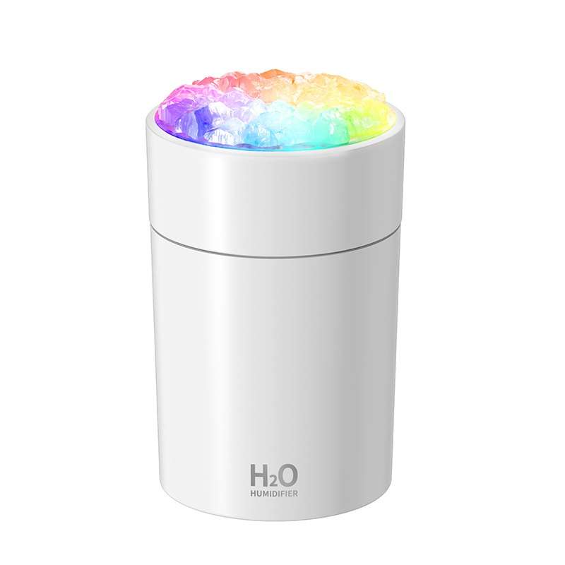 H20  Colorful Night Light Humidifier - white