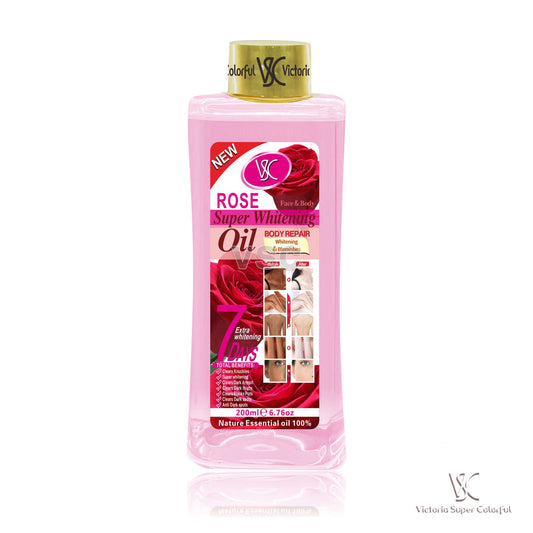 Rose facial & body skin care massage oil 200ml