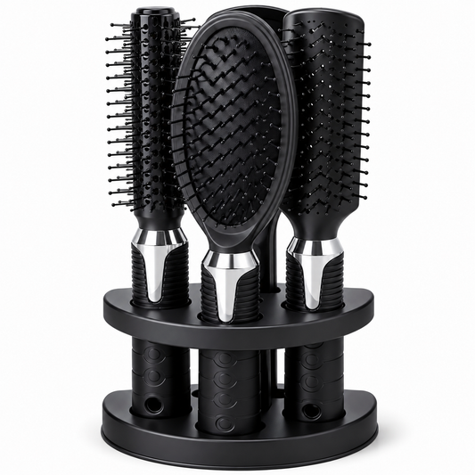 Comb and Brush set with mirror