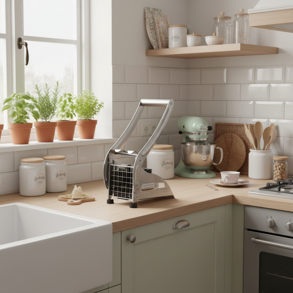 FRENCH FRY CUTTER STAINLESS STEEL ONION/CARROT/P0TATO CHIPPER