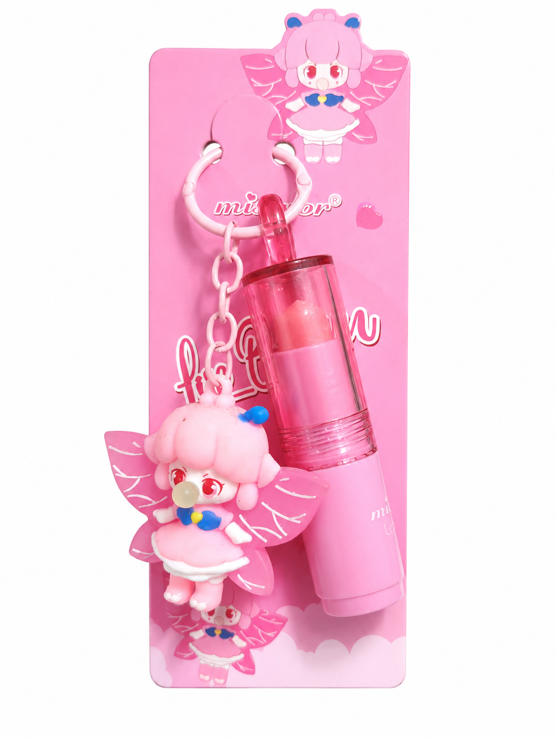 Fairy Key chain with high quality Fragrant Lip tint