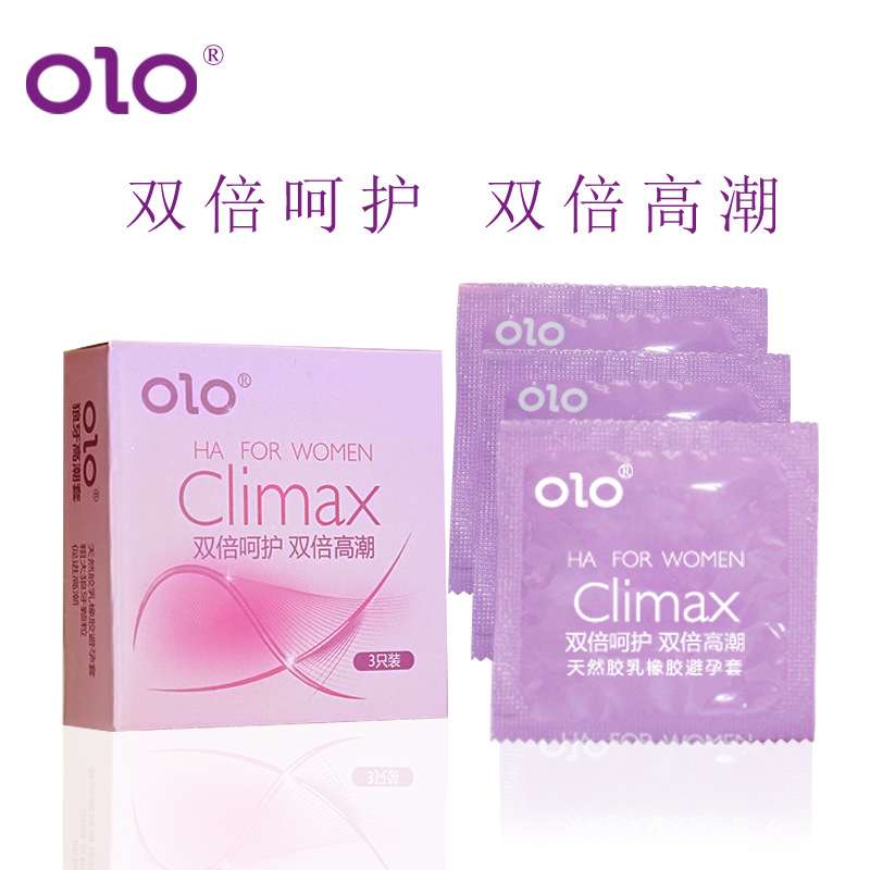 Olo Climax for women 3 pack Adult protection Chinese condọ́ms