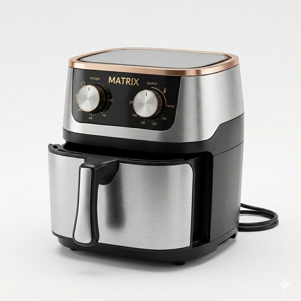 Matrix 15 Liters Large Capacity Commercial Grade Multi Purpose Airfryer - Can Bake /  dehydrated/ Grill