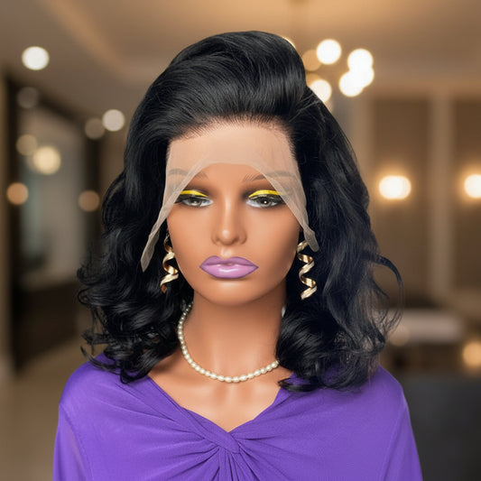 13 x4 Bounce layered full frontal wig Hair blend