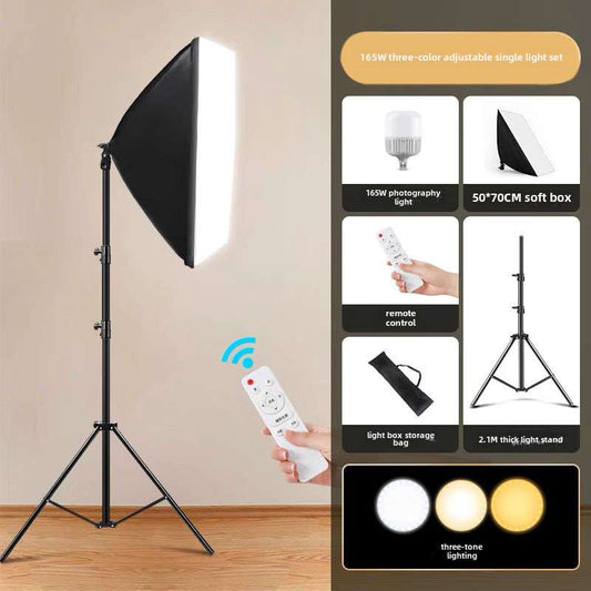 Kit +Tripod + softbox LED photography light