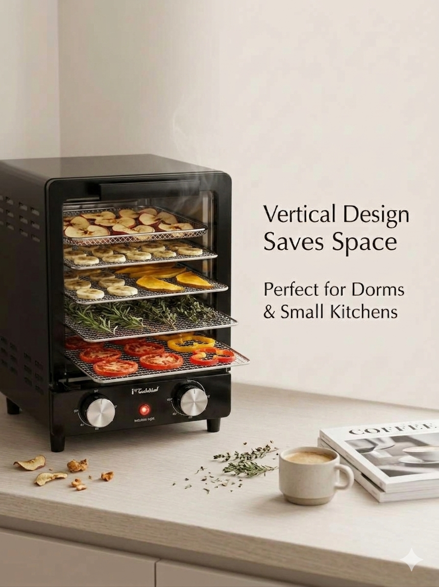 2 Tray 15Liters dehydrator/oven and airfryer comes with free Food processor