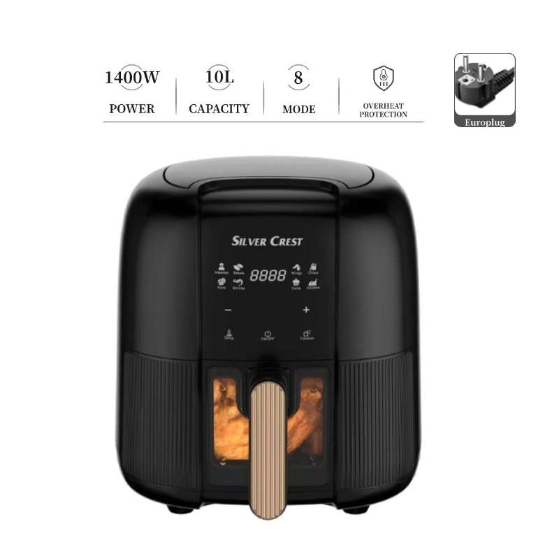 10Liters silver Crest Commercial Airfryer  German Full Digital  and Senor Restaurant Standard Oil saver