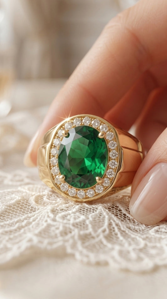 K73| Wholesale Sovereign Halo Size 10 Non Tarnish