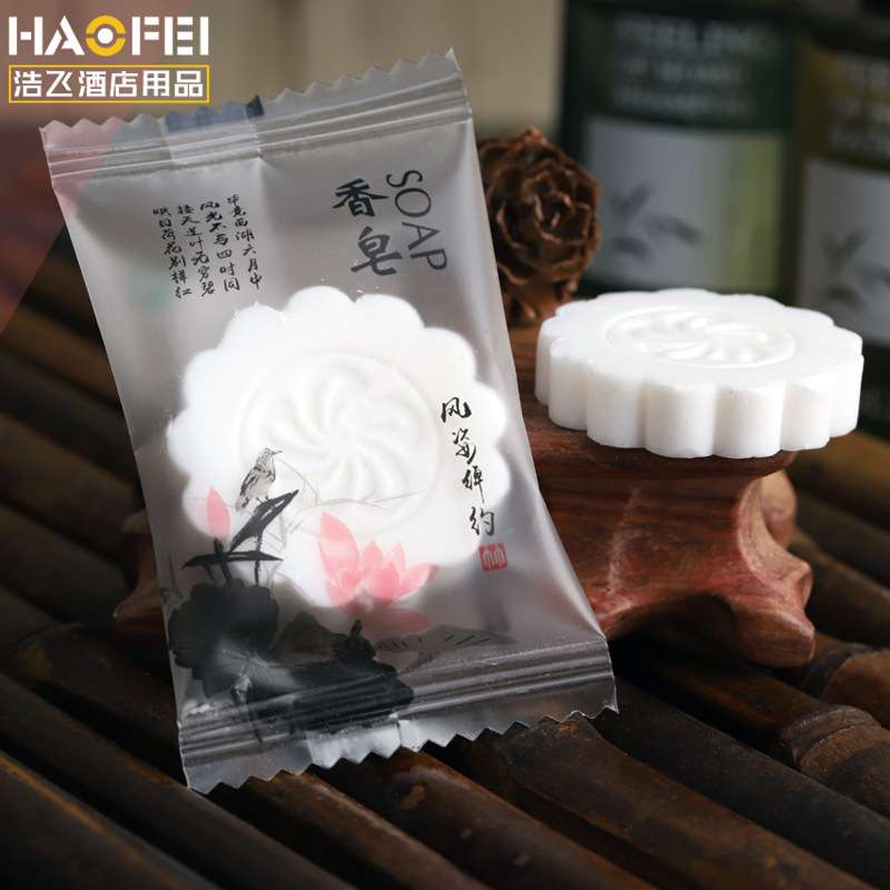 8g New Film bag plum blossom soap