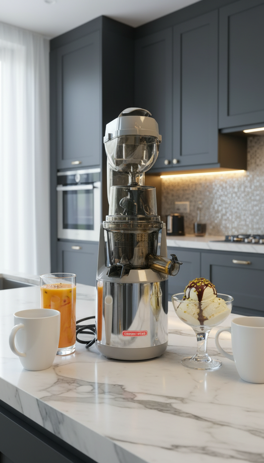 Crown Star 2 in 1  Slow Juicer & Ice Cream Maker