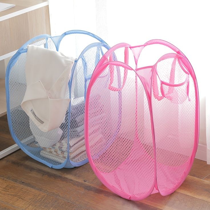 Mesh laundry basket