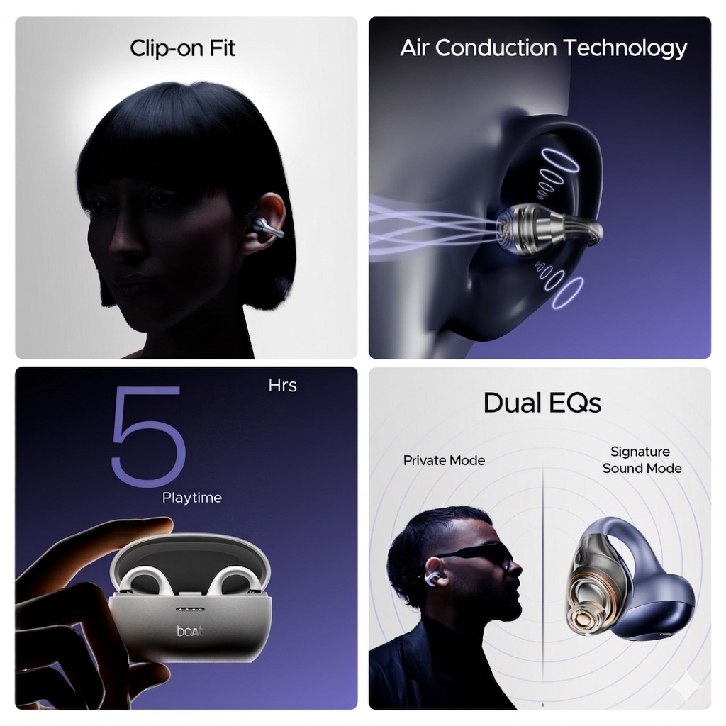 Frezzil Clip Ear Phones