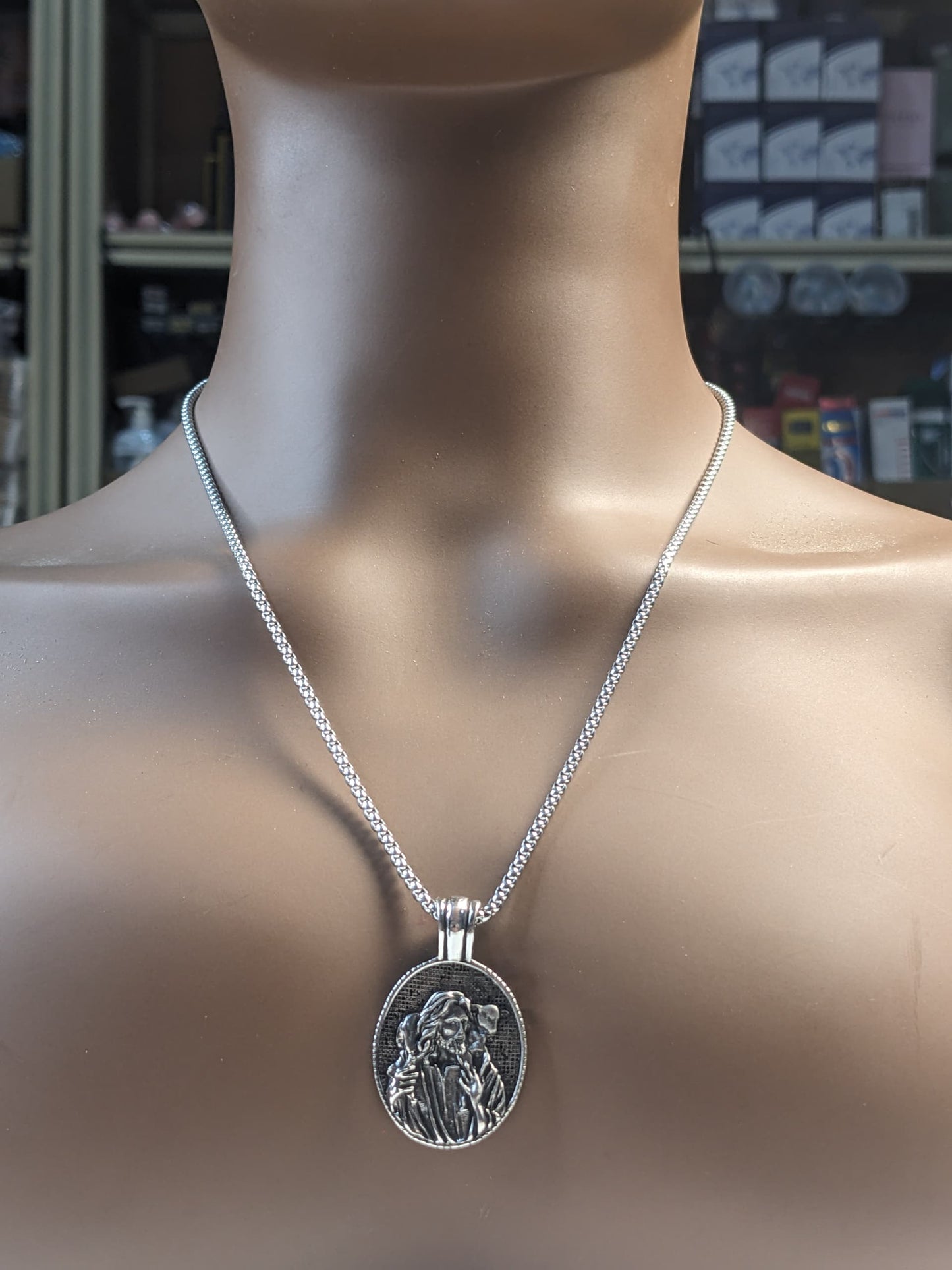 Jesus our Shepherd Jewelry Alloy Pendant & necklace