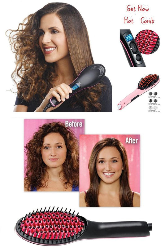 Ceramic Digital Heating Hair Brush