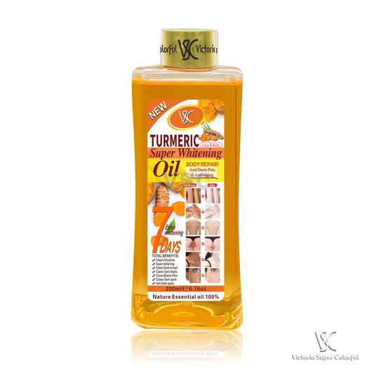 Tumeric facial & body skin care massage oil 200ml