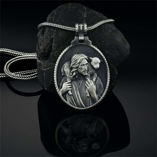 Jesus our Shepherd Jewelry Alloy Pendant & necklace