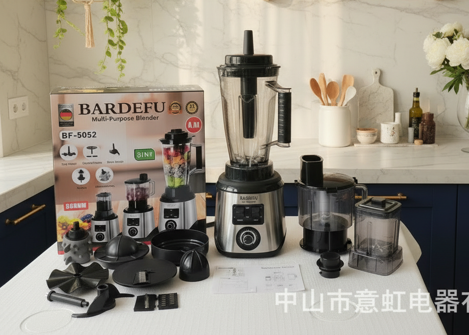 4liters Commercial 8 in 1 Food Processor + Blender