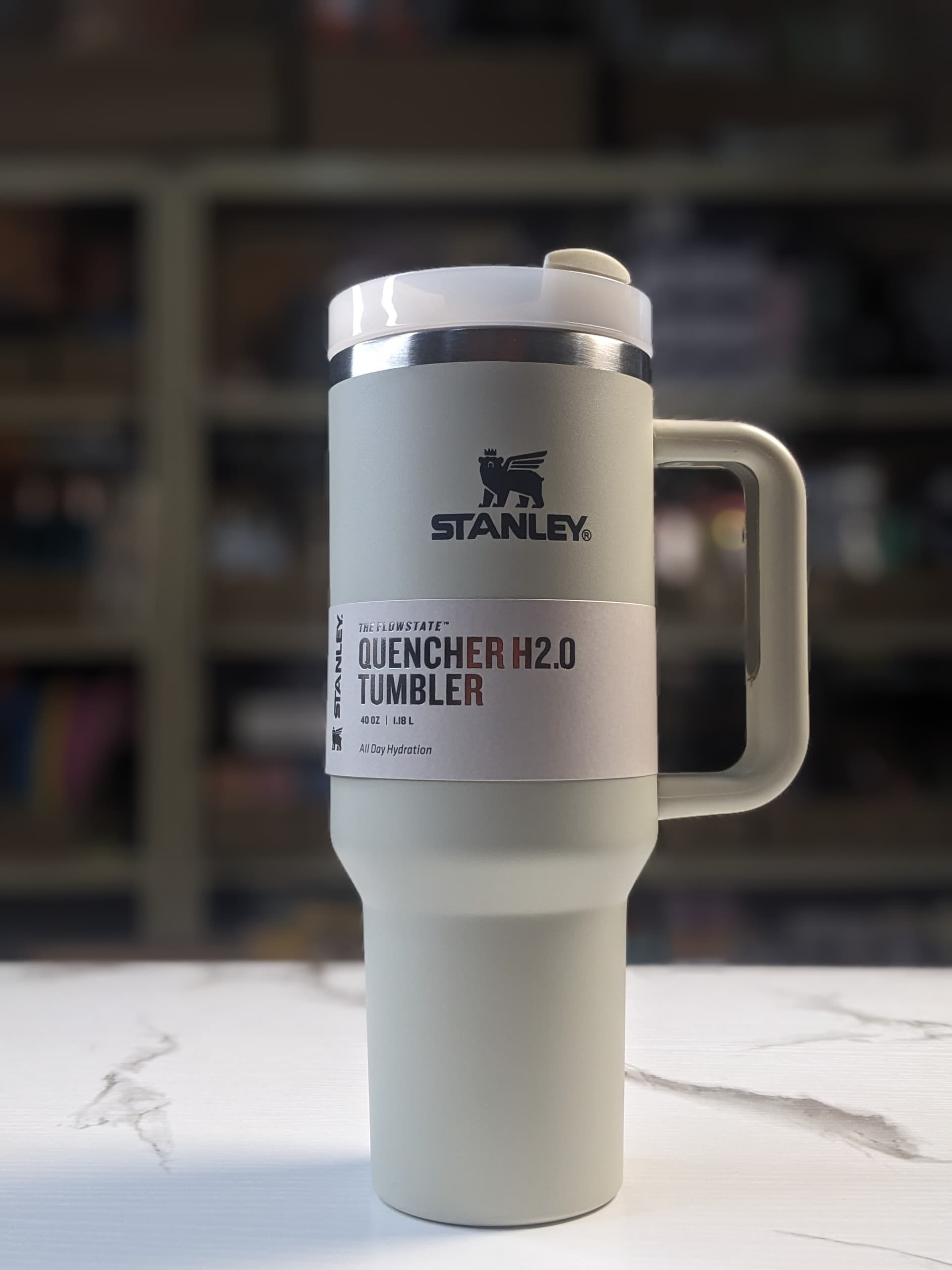 Milky white Colour Original Stanley Quencher H2.0 Flowstate thumblr Cup -