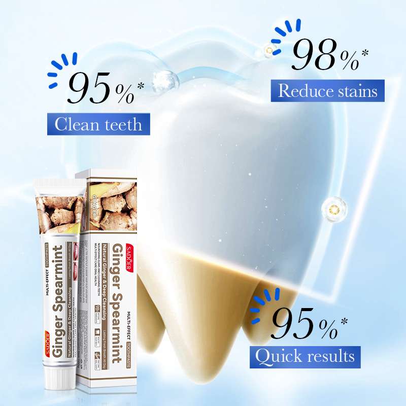 Bad Breathe Treatment Sea Salt and baking soda tooth paste Bad Breath Removing Toothpaste 100g