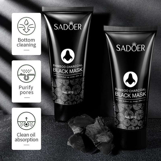 Black Bamboo Charcoal Mask, Deep Pore Cleansing, 60g
