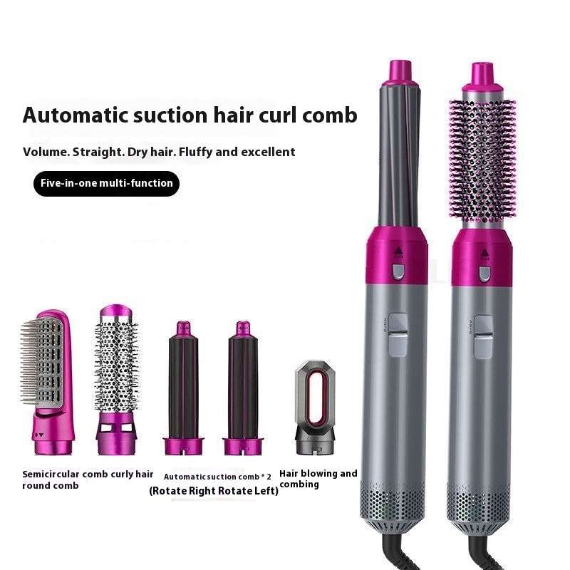 Five-in-one curling rod curling