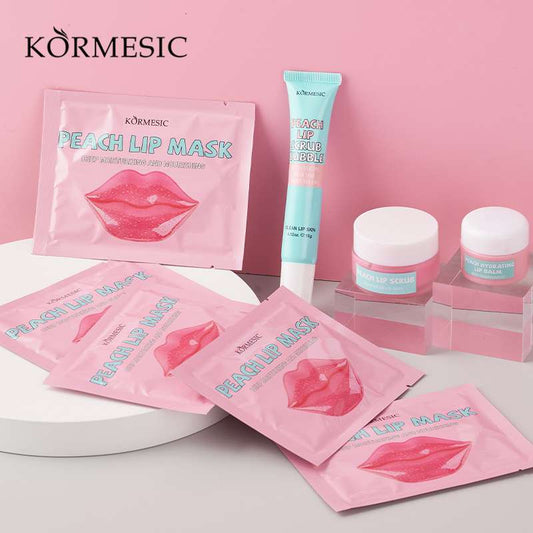 KORMESIC Peach Lip Care Set