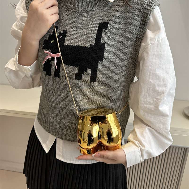 Creative Butt Niche Design Chain Bag Crossbody Small Bag