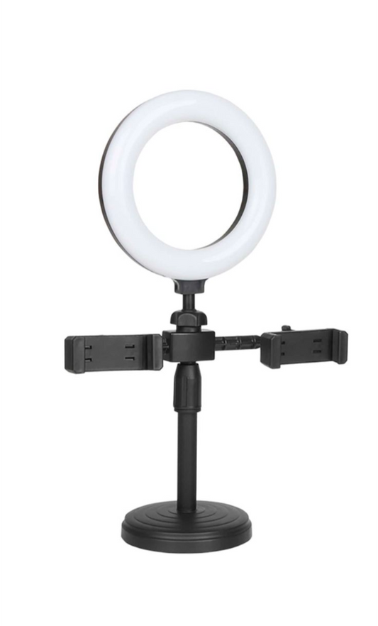 6 inches Ringlight with two phone holder