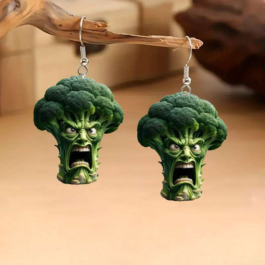 Angry Vegetables earring
