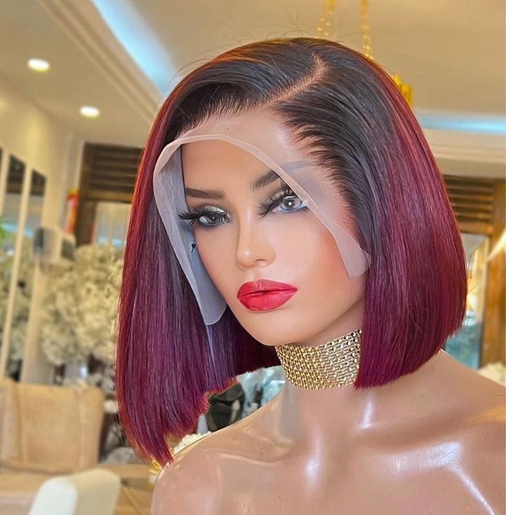 Maggie James 100% Human hair 10inches Bob wig