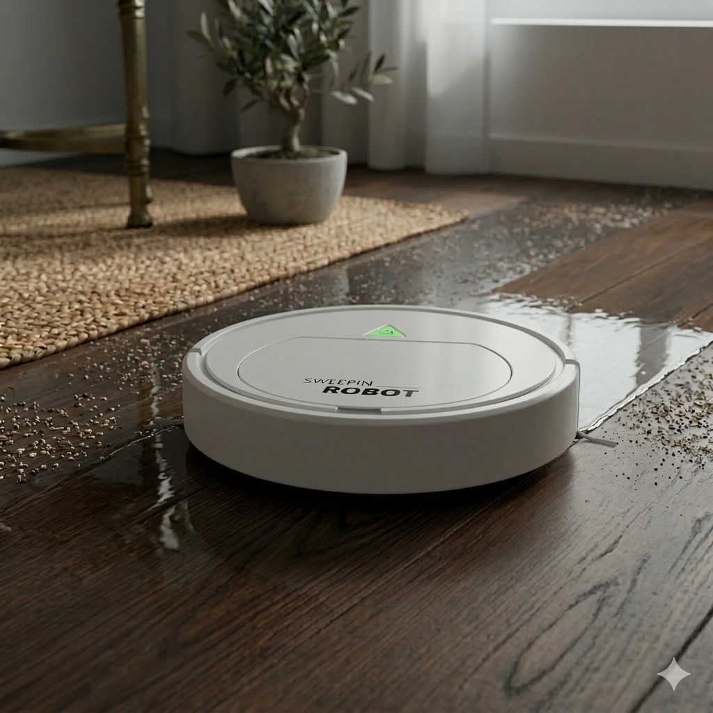 SMART RECHARGEABLE 3-IN-1 SWEEPING ROBOT VACUUM CLEANER