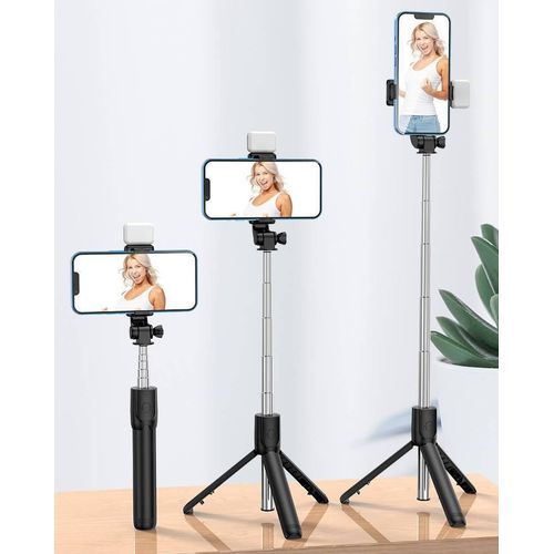 360° Flexible Sports Camera Selfie stick & Mobile Tripod with Wireless Remote