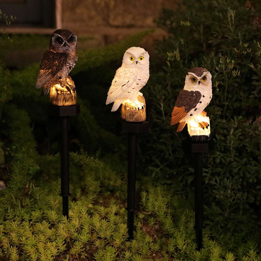 Owl outdoor garden  LED solar light