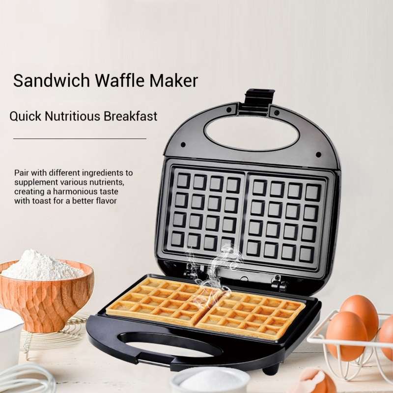 Double Pan Waffle Maker Griller