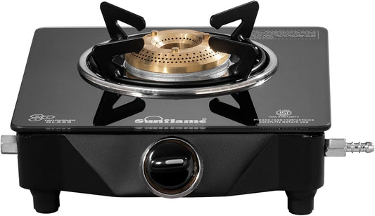 Single Burner Glass
Top Gas Stove,
