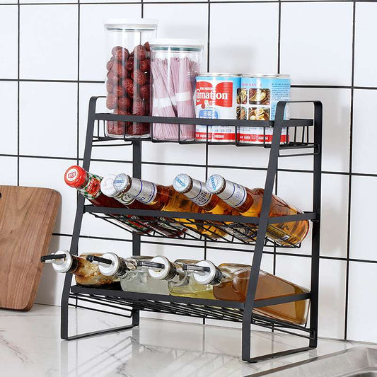 Kitchen supplies storage rack