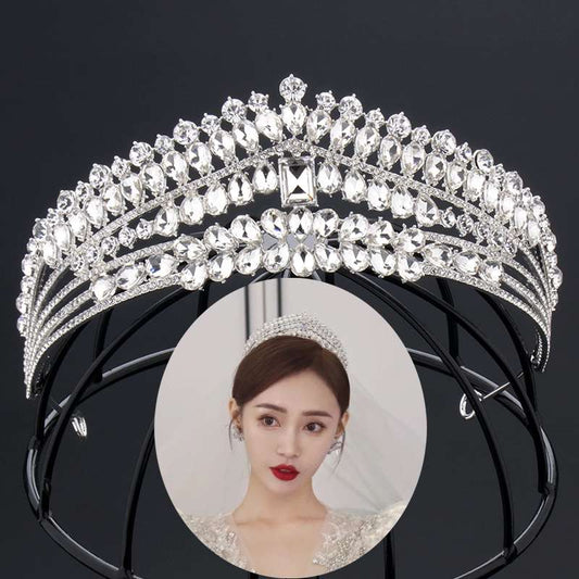 Fangying Empress Diamond  crown - One of a kind Hand made Singapore Princess Gowns